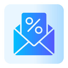 email gradient icon