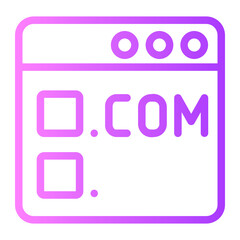 domain registration gradient icon