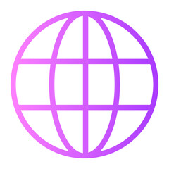 globe gradient icon