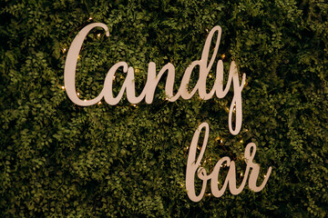wedding candy bar