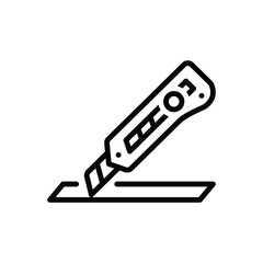 Black line icon for stanley 