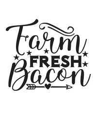 Farmhouse  typography illustration