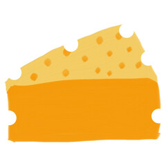 A piece of Yummy cheese 