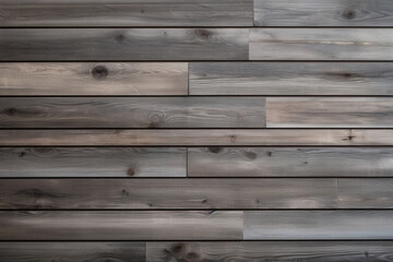 Naklejka premium New gray wood with horizontal boards - wallpaper - texture