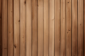 Obraz premium New light brown wood with vertical boards - wallpaper - texture