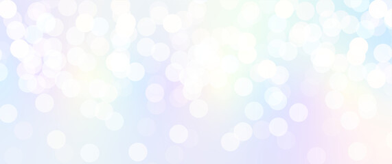 Pastel color gradient and bokeh background