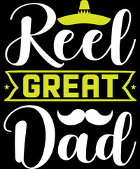 Fathers day vector typography design