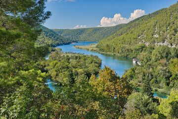 Fototapeta na wymiar Nationalpark Krka in Kroatien