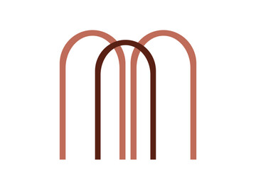 arch rainbow line backdrop background