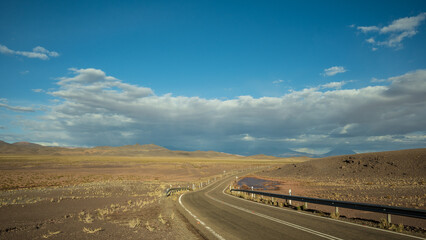  Atacama desert at sunset and evening