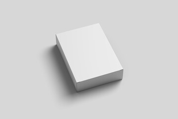 Software box mockup blank