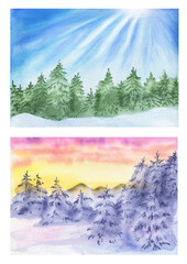 Winter landscapes 1
