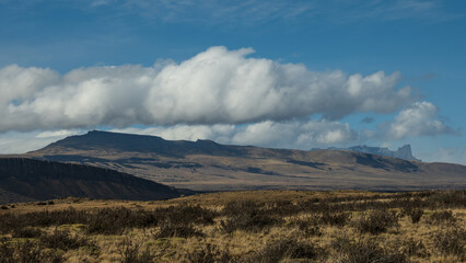 Patagonia landscapes with lakes mountains and waterfalls