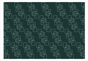 abstract vector geometric square pattern on a green background. can be used for gift wrapping, business cards, screen backgrounds, and other digital media.