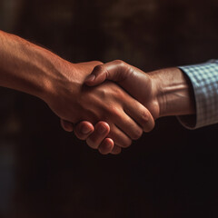 male hands hand greeting business shaking hands with each other
generated by AI