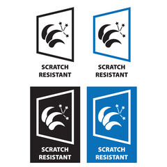 Scratch Resistant vector information sign vertically