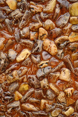 Amber mosaic, wall decoration, for backgrounds or textures