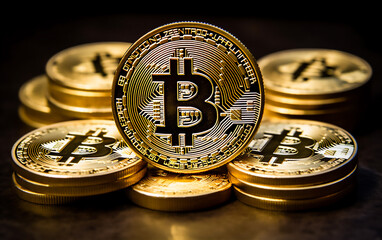 Bitcoin coin & Logo