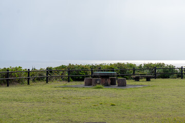 Aharen Cape Garden in Tokashiki island, Okinawa, Japan