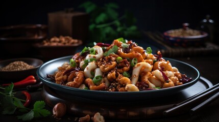 All Chinese food specialties of a restaurant