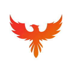 Naklejka premium phoenix vector logo