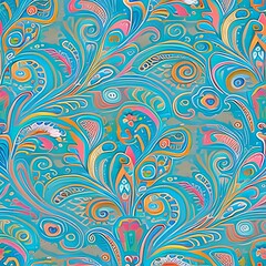 seamless pattern with flowers