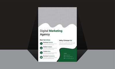 Flyer Design, Poster, Brochure cover design, A4, Modern design, Brochure cover layout template, Brochure design, A4 Corporate business flyer template design, Cover page, Digital marketing flye