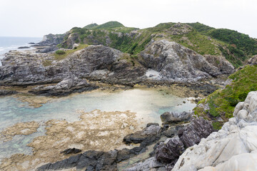 Aharen Cape in Tokashiki island, Okinawa, Japan