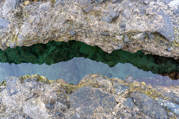 Aharen Cape in Tokashiki island, Okinawa, Japan