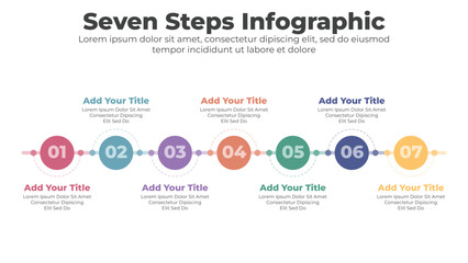 Modern timeline diagram and infographic template for business 