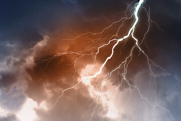 lightning, lightening, thunder, storm, sky