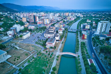 Fototapeta premium Lezhe Albania. The town in the north