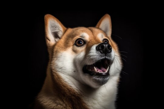 Surprised Shiba Inu