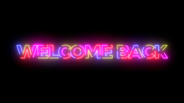 Welcome back colored text. Laser vintage effect. 
