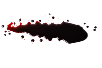 Blood. Drops and splashes of blood.	
