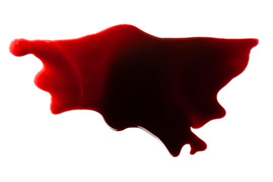 Blood. Drops and splashes of blood.	
