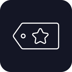 Special one shopping icon with black filled line outline style. retail, buy, advertising, free, market, concept, isolated. Vector Illustration