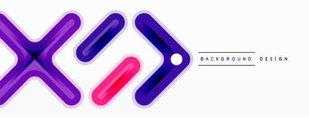 Minimal geometric background cross line. Design for wallpaper, banner, background, landing page, wall art, invitation, prints, posters