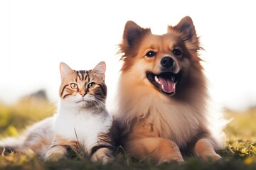 Obraz premium dog and cat -Ai