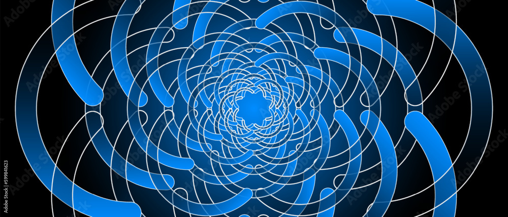 Poster abstract background with curved pattern lines. futuristic cover with swirl. vector eps 10