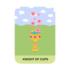 Knight of Cups , Tarot cards Cups Collection