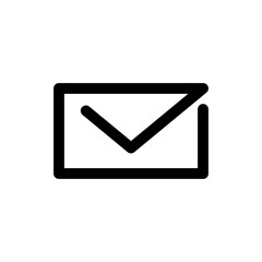 Envelope icon . Mail icon. Post. Sign design
