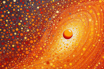 Pointillism Style One Tone