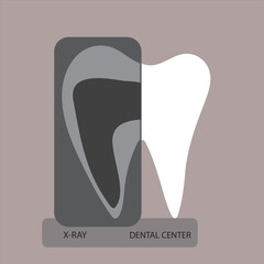 dental care logo, vector dental logo, tooth, dental logo, x-ray logo, x ray of teeth, icon tooth