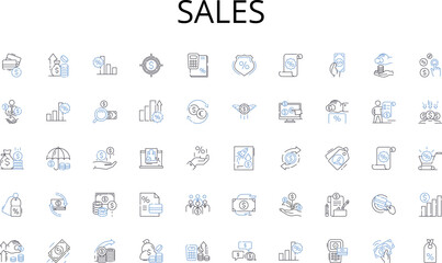 Sales line icons collection. Hunger, Nutrients, Digestion, Protein, Carbohydrates, Calories, Minerals vector and linear illustration. Vitamins,Antioxidants,Metabolism outline signs set