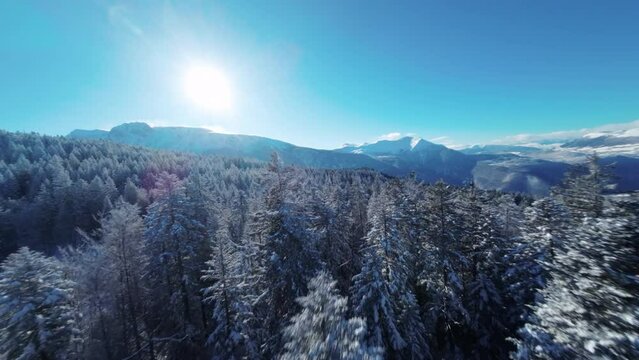 Chamrousse - Winter Landscape 25 - FPV - 4K - Color Graded