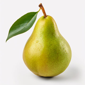 Pear Isolated on Transparent Background (Cutout), generative AI