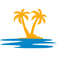 Beach Logo Illustration