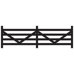 Obraz premium fence icon