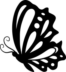 Butterfly Line Art Drawing image